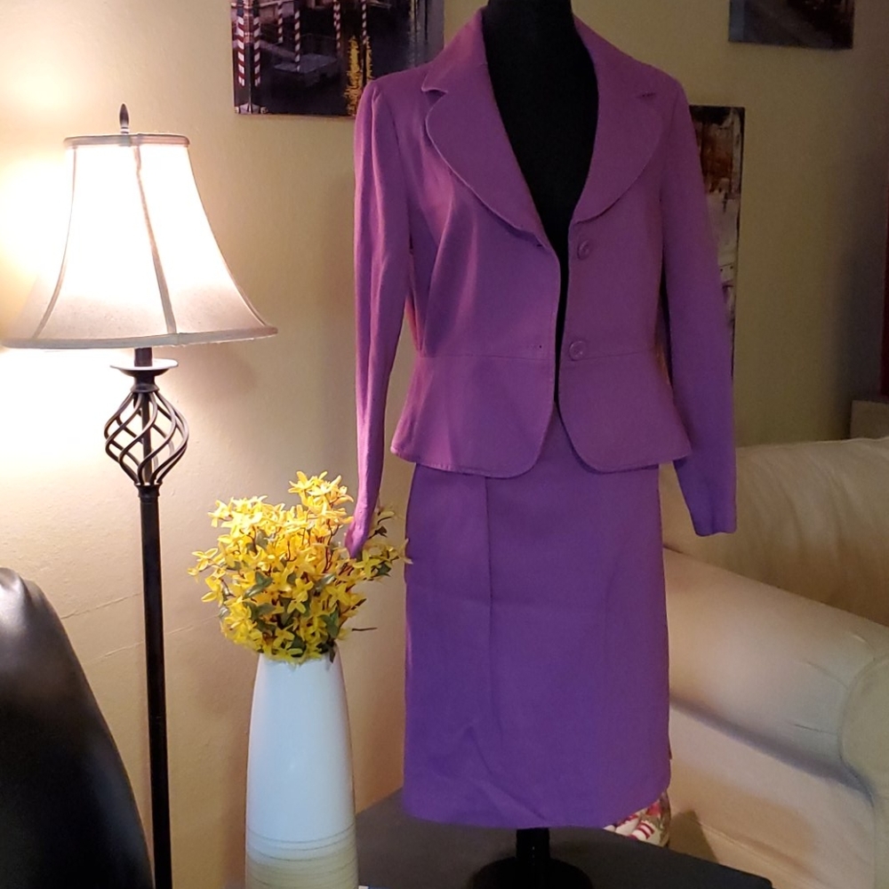 Purple suit